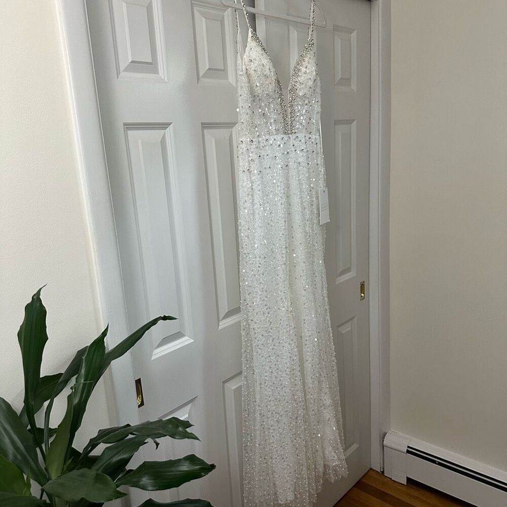 Mac Duggal Embellish Corset Long Formal Dress size4 - Picture 6 of 14